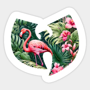 Wutang Hawaii Summer Style Vintage Logo Sticker